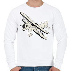 PRINTFASHION flying - Férfi pulóver - Fehér