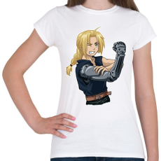 PRINTFASHION FMA: Brotherhood - Edward Elric - Női póló - Fehér