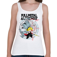 PRINTFASHION FMA Brotherhood - Női atléta - Fehér női trikó