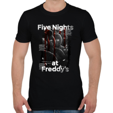 PRINTFASHION FNAF - Férfi póló - Fekete