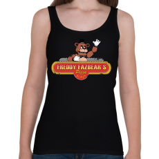 PRINTFASHION fnaf logó (kopott) - Női atléta - Fekete