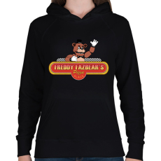 PRINTFASHION fnaf logó (sima) - Női kapucnis pulóver - Fekete
