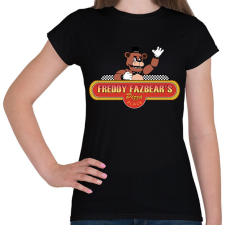 PRINTFASHION fnaf logó (sima) - Női póló - Fekete női póló