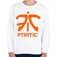 PRINTFASHION Fnatic logo - Gyerek pulóver - Fehér gyerek pulóver, kardigán