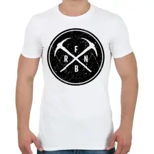 PRINTFASHION FNBR - Férfi póló - Fehér férfi póló