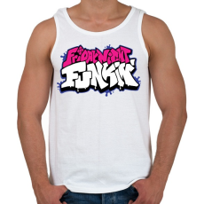 PRINTFASHION FNF - Férfi atléta - Fehér