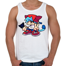 PRINTFASHION FNF - Férfi atléta - Fehér