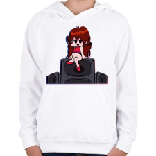 PRINTFASHION FNF - Gyerek kapucnis pulóver - Fehér gyerek pulóver, kardigán