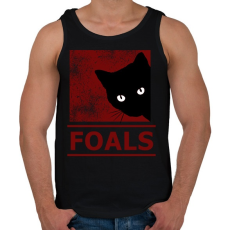 PRINTFASHION FOALS BLACK CAT - Férfi atléta - Fekete