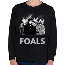 PRINTFASHION FOALS-BW PAINTED - Gyerek pulóver - Fekete gyerek pulóver, kardigán