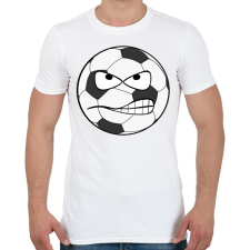 PRINTFASHION Foci - Férfi póló - Fehér férfi póló