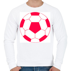 PRINTFASHION Foci  - Férfi pulóver - Fehér