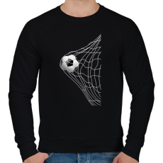 PRINTFASHION Foci - Férfi pulóver - Fekete