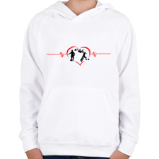 PRINTFASHION Foci - Gyerek kapucnis pulóver - Fehér gyerek pulóver, kardigán