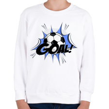 PRINTFASHION Foci - Gyerek pulóver - Fehér gyerek pulóver, kardigán