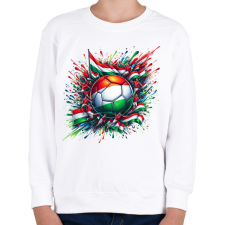 PRINTFASHION Foci - Gyerek pulóver - Fehér gyerek pulóver, kardigán