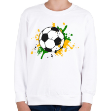 PRINTFASHION Foci - Gyerek pulóver - Fehér gyerek pulóver, kardigán