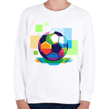 PRINTFASHION Foci labda - Gyerek pulóver - Fehér gyerek pulóver, kardigán