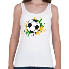 PRINTFASHION Foci - Női atléta - Fehér női trikó