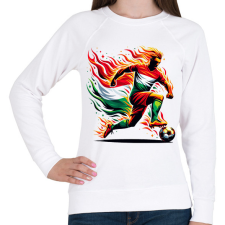 PRINTFASHION Foci - Női pulóver - Fehér női pulóver, kardigán