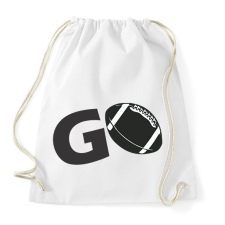 PRINTFASHION Foci - Sportzsák, Tornazsák - Fehér tornazsák