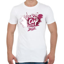 PRINTFASHION Foci VB Qatar 2022 - Férfi póló - Fehér férfi póló