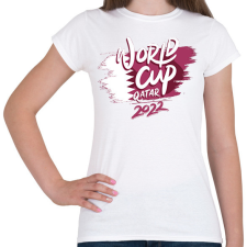PRINTFASHION Foci VB Qatar 2022 - Női póló - Fehér női póló
