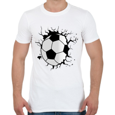 PRINTFASHION focilabda - Férfi póló - Fehér férfi póló