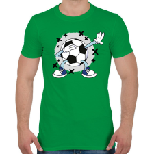 PRINTFASHION Focilabda - Férfi póló - Zöld férfi póló