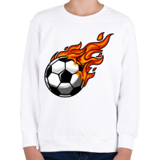 PRINTFASHION Focilabda  - Gyerek pulóver - Fehér gyerek pulóver, kardigán