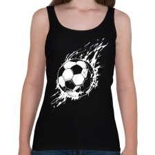 PRINTFASHION focilabda - Női atléta - Fekete női trikó