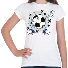 PRINTFASHION Focilabda - Női póló - Fehér