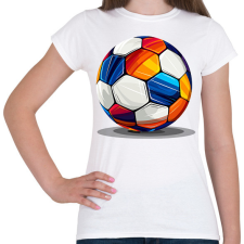 PRINTFASHION Focilabda - Női póló - Fehér női póló