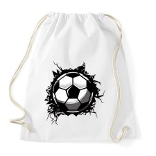 PRINTFASHION focilabda - Sportzsák, Tornazsák - Fehér tornazsák