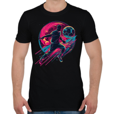 PRINTFASHION Focis póló - Férfi póló - Fekete