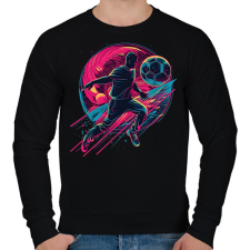 PRINTFASHION Focis póló - Férfi pulóver - Fekete férfi pulóver, kardigán
