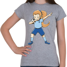 PRINTFASHION Focista csaj - Női póló - Sport szürke