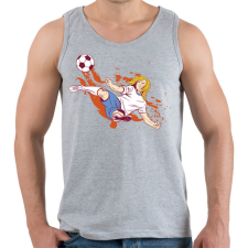 PRINTFASHION Focista - Férfi atléta - Sport szürke atléta, trikó