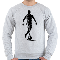 PRINTFASHION Focista - Férfi pulóver - Sport szürke