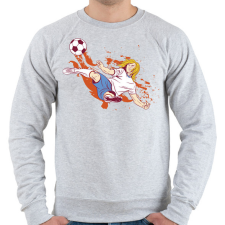 PRINTFASHION Focista - Férfi pulóver - Sport szürke férfi pulóver, kardigán