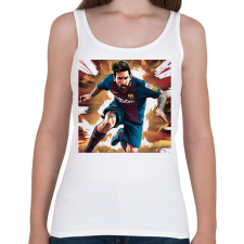 PRINTFASHION Focista - Női atléta - Fehér női trikó