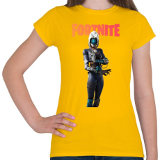 PRINTFASHION Focus Fortnite - Női póló - Sárga