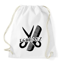 PRINTFASHION fodrász - Sportzsák, Tornazsák - Fehér tornazsák