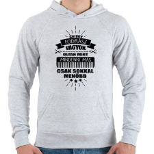 PRINTFASHION Fodrász vagyok - Férfi kapucnis pulóver - Sport szürke férfi pulóver, kardigán
