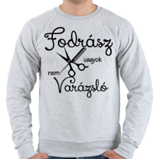 PRINTFASHION Fodrász vagyok, nem varázsló - Férfi pulóver - Sport szürke férfi pulóver, kardigán