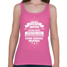 PRINTFASHION Fodrász vagyok - Női atléta - Rózsaszín női trikó