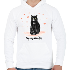 PRINTFASHION Fogadj örökbe - Férfi kapucnis pulóver - Fehér női pulóver, kardigán