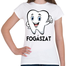 PRINTFASHION Fogászat - Női póló - Fehér női póló