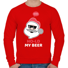 PRINTFASHION FOGD A SÖRÖM - Férfi pulóver - Piros férfi pulóver, kardigán