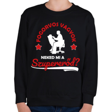 PRINTFASHION Fogorvos vagyok - Gyerek pulóver - Fekete